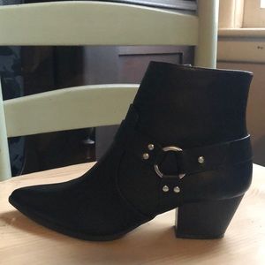 Brand new black booties